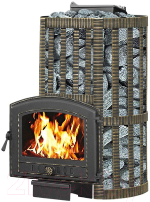 Печь-каменка Везувий Ураган Ковка 22 (224) 2017 - фото