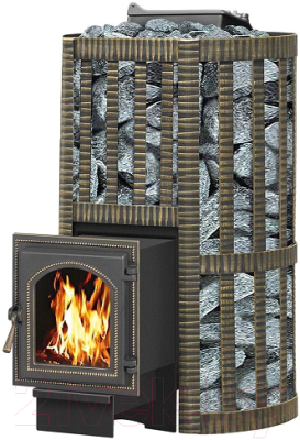 Печь-каменка Везувий Ураган Ковка 22 (270) 2017 - фото