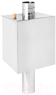 Бак на трубе Везувий Прямоугольный 55л - фото