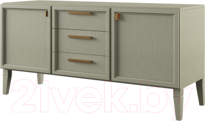 Тумба Молодечномебель Charlie B3D2 (серый агат Р) - фото
