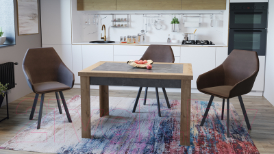 Обеденный стол ТриЯ Хьюстон тип 4 раздвижной