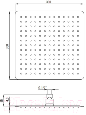 Душевая система со смесителем Deante BXYZ0EAT