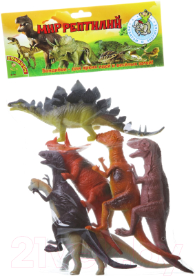 Набор фигурок игровых Bondibon Ребятам о зверятах / ВВ1617 - фото