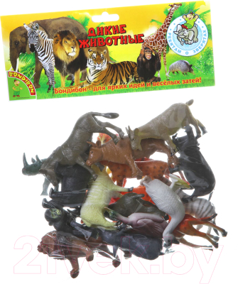 Набор фигурок игровых Bondibon Ребятам о зверятах / ВВ1613 - фото