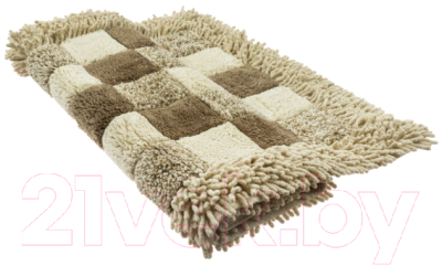 Коврик для ванной FORA Шахматы 1845-1 100N