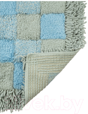 Коврик для ванной FORA Шахматы 1845-1 100BL