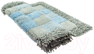 Коврик для ванной FORA Шахматы 1845-1 100BL