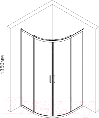 Душевой уголок RGW 06095388-11