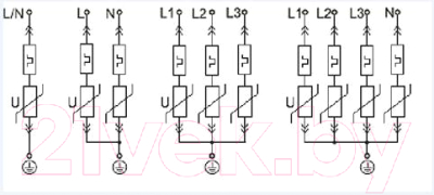 Ограничитель перенапряжения TDM SQ0201-0005