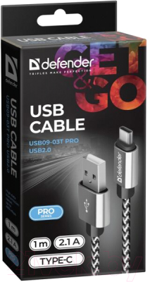 Кабель Defender USB09-03T Pro / 87815