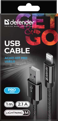 Кабель Defender ACH01-03T PRO / 87808