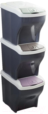 Система сортировки мусора Bama Poker Trio - фото