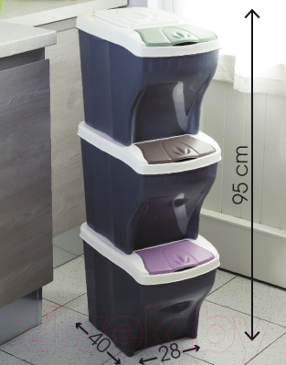 Система сортировки мусора Bama Poker Trio