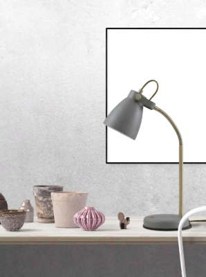 Настольная лампа ArtStyle HT-703GY (серый/латунь)