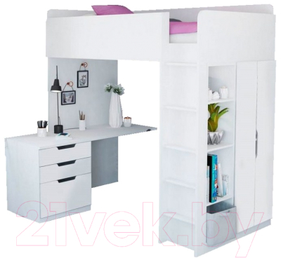 Каркас кровати Polini Kids Simple для кровати-чердака - фото