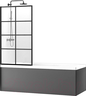 Стеклянная шторка для ванны REA Lagos-1 70 / K4569 - фото