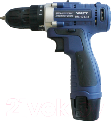 Аккумуляторная дрель-шуруповерт Watt WAS-12Li-2 (1.012.027.12) - фото