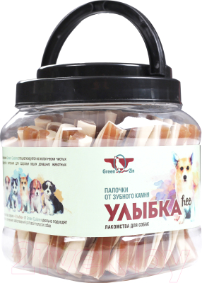Лакомство для собак Green QZin Улыбка Free - фото