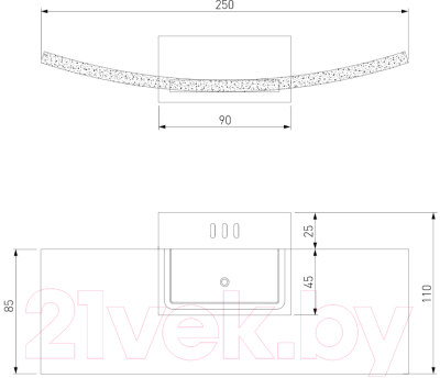 Бра Евросвет Share 40152/1 LED