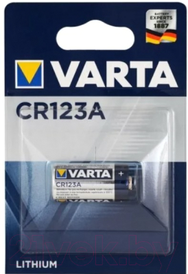 Батарейка Varta Lithium CR123A 3V / 06205301401 - фото