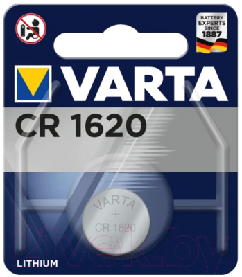 Батарейка Varta Lithium CR1620 3V / 06620101401