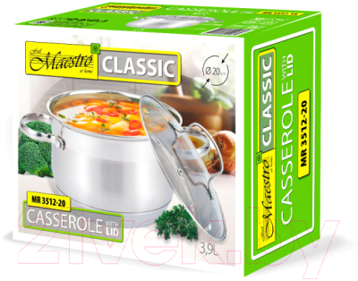 Кастрюля Maestro Classic MR-3512-20
