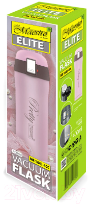 Термокружка Maestro Pretty MR-1643-40C