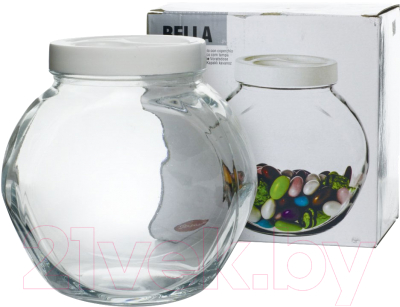 Емкость для хранения Pasabahce Белла 43994/1028881 (белый) - фото