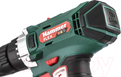 Аккумуляторная дрель-шуруповерт Hammer Flex ACD12/2CS (630797)