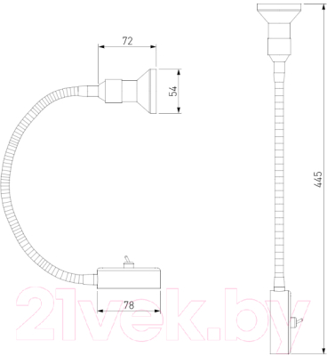 Спот Elektrostandard Plica 1215 MR16