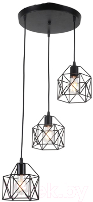 Люстра Imex MD.0330-3-P BK - фото