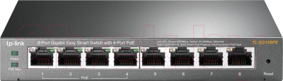 Коммутатор TP-Link TL-SG108PE - фото