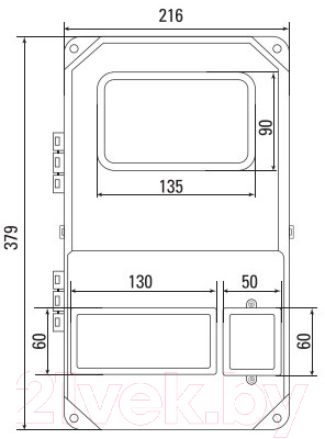 Щит учетно-распределительный EKF PROxima PB-3/8-55