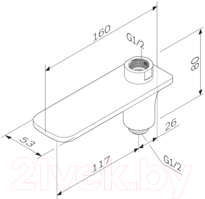 Излив AM.PM F50A70900