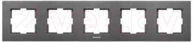 Рамка для выключателей и розеток Panasonic Karre Plus WKTF08052DG-BY - фото