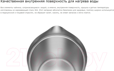 Электрочайник Xiaomi Mi Smart Kettle Pro BHR4198GL / MJHWSH02YM
