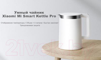 Электрочайник Xiaomi Mi Smart Kettle Pro BHR4198GL / MJHWSH02YM