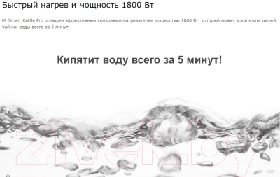 Электрочайник Xiaomi Mi Smart Kettle Pro BHR4198GL / MJHWSH02YM