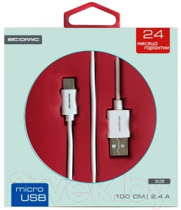 Кабель Atomic HQ-Base USB-microUSB / 30239 - фото