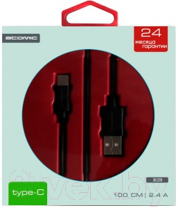 Кабель Atomic HQ-Base USB-Type C / 30242 - фото