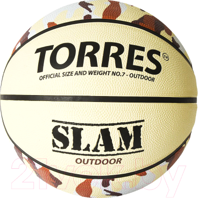 Баскетбольный мяч Torres Slam B02067 - фото