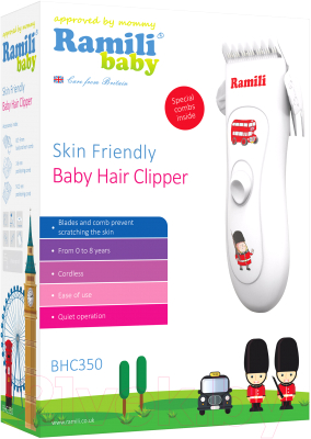 Машинка для стрижки волос Ramili Baby Hair Clipper BHC350