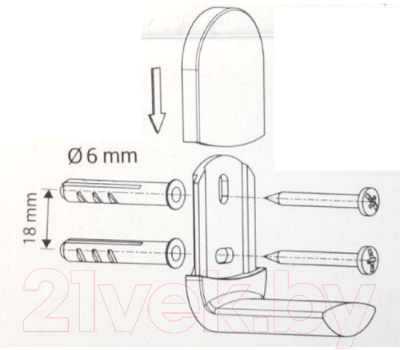 Дозатор для жидкого мыла Bisk 07676