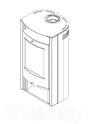 Печь-камин Мета-бел Сена АОТ 7.0-01