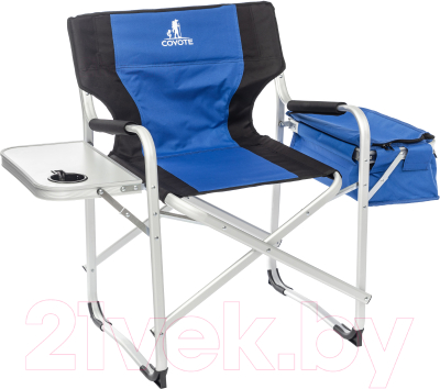 Кресло складное Coyote HKC-1050E (черный/синий) - фото
