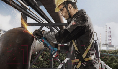 Профессиональная угловая шлифмашина Bosch GWS 180-LI