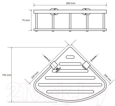 Мыльница Bemeta Cytro 146208376