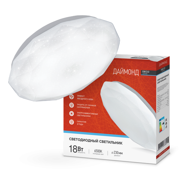 Потолочный светильник INhome Deco Даймонд / 4690612033655