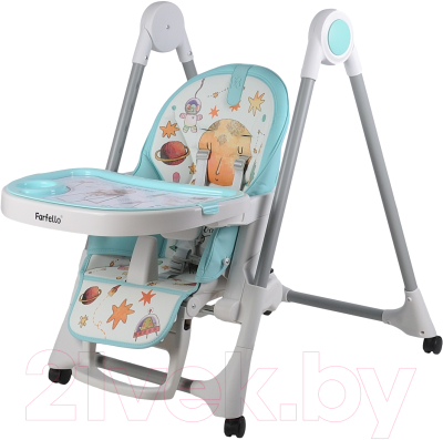 Стульчик для кормления Farfello Grace (небесно-голубой)