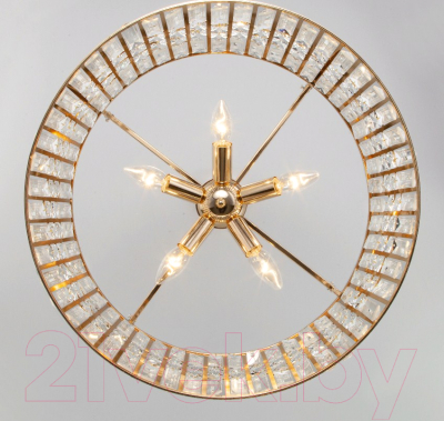 Люстра Евросвет Lory 10116/5 (золото/прозрачный хрусталь)